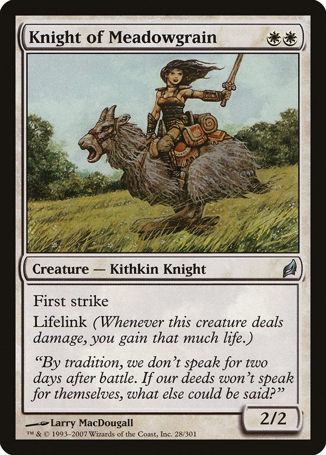 Knight of Meadowgrain [Lorwyn]