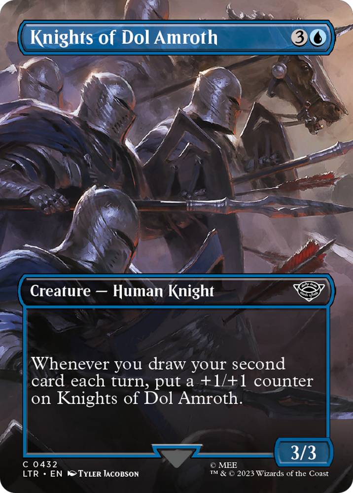 Knights of Dol Amroth (Borderless Alternate Art) [The Lord of the Rings: Tales of Middle-Earth]