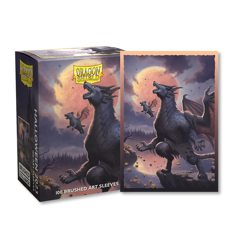 Dragon Shield: Standard 100ct Brushed Art Sleeves - Halloween (2023)