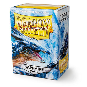 Dragon Shield: Standard 100ct Sleeves - Sapphire (Matte)
