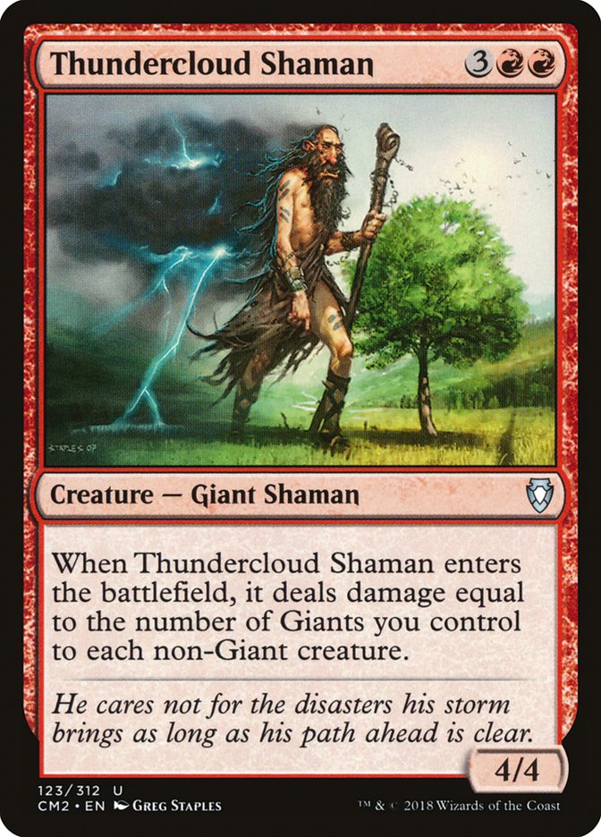 Thundercloud Shaman [Commander Anthology Volume II]