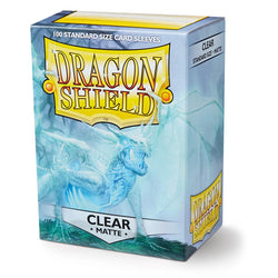 Dragon Shield: Standard 100ct Sleeves - Clear (Matte)