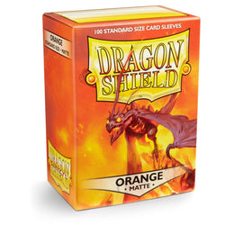 Dragon Shield: Standard 100ct Sleeves - Orange (Matte)