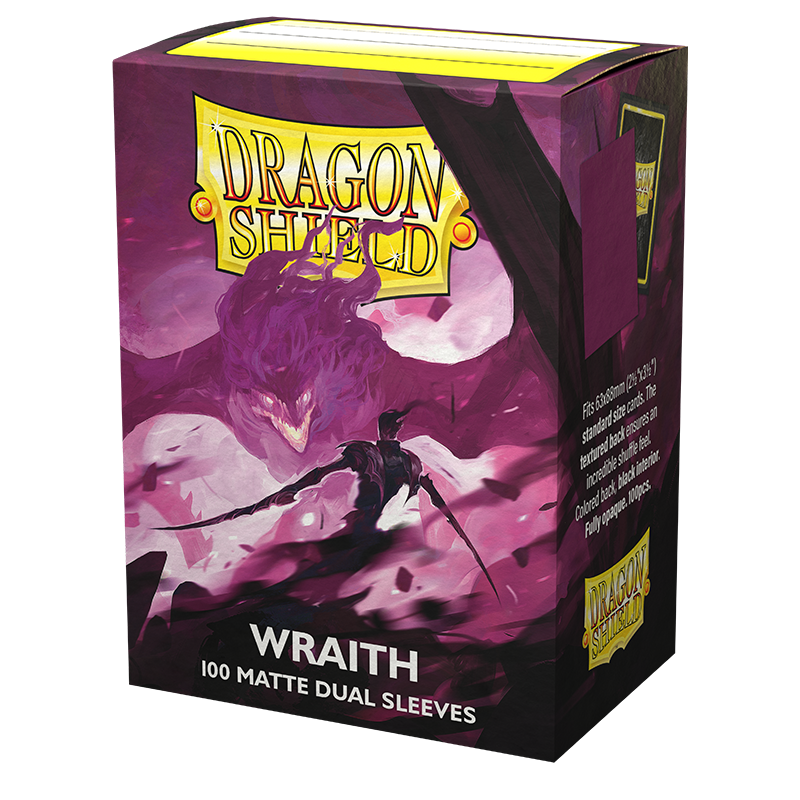 Dragon Shield: Standard 100ct Sleeves - Wraith (Dual Matte)